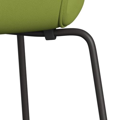 [product_category]-Fritz Hansen 3107 Chair Full Upholstery, Warm Graphite/Fame Light Grass Green-Fritz Hansen-3107FU-F68145-WARGRA-FRI-7