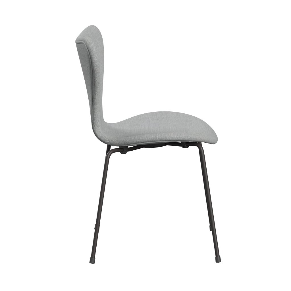 [product_category]-Fritz Hansen 3107 Chair Full Upholstery, Warm Graphite/Fiord Grey/Medium Grey-Fritz Hansen-3107FU-FIO121-WARGRA-FRI-3
