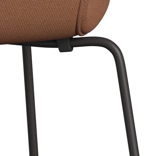 [product_category]-Fritz Hansen 3107 Chair Full Upholstery, Warm Graphite/Fiord Peach-Fritz Hansen-3107FU-FIO562-WARGRA-FRI-7