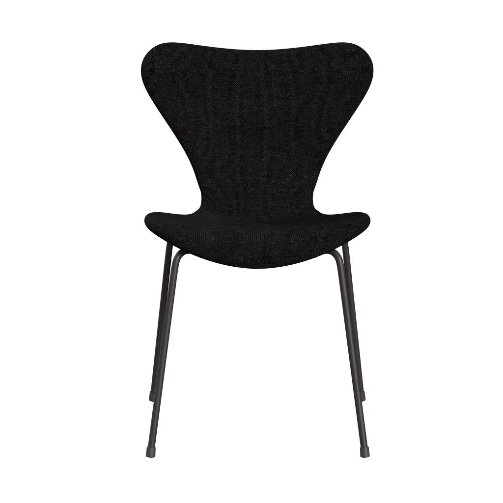 [product_category]-Fritz Hansen 3107 Chair Full Upholstery, Warm Graphite/Hallingdal Charcoal-Fritz Hansen-3107FU-HAL180-WARGRA-FRI-1