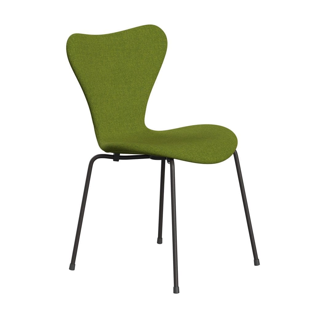 [product_category]-Fritz Hansen 3107 Chair Full Upholstery, Warm Graphite/Hallingdal Green-Fritz Hansen-3107FU-HAL980-WARGRA-FRI-2