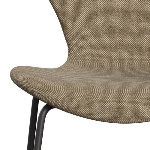 [product_category]-Fritz Hansen 3107 Chair Full Upholstery, Warm Graphite/Hallingdal Sand Dark-Fritz Hansen-3107FU-HAL220-WARGRA-FRI-6