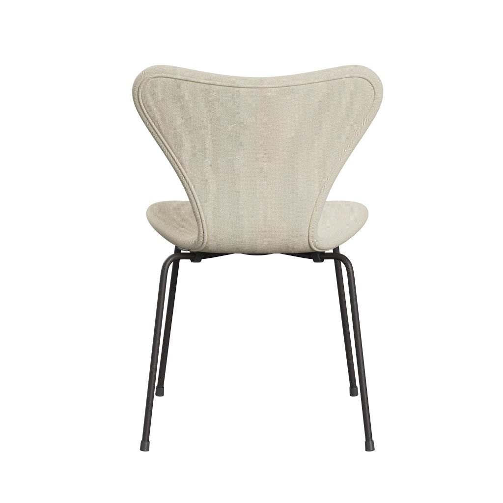 [product_category]-Fritz Hansen 3107 Chair Full Upholstery, Warm Graphite/Hallingdal Wool White-Fritz Hansen-3107FU-HAL100-WARGRA-FRI-4