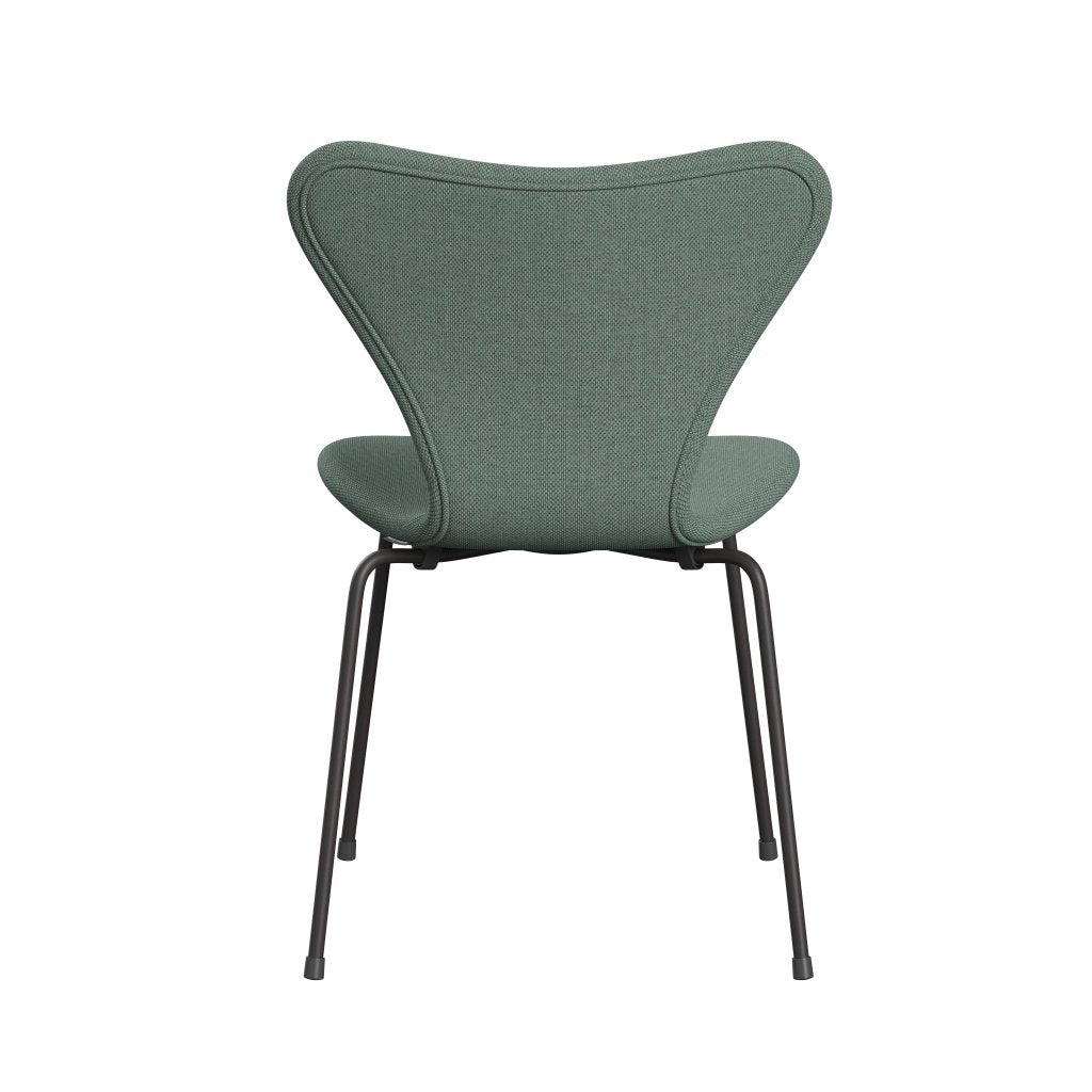 [product_category]-Fritz Hansen 3107 Chair Full Upholstery, Warm Graphite/Re Wool Aqua/Natural-Fritz Hansen-3107FU-REW858-WARGRA-FRI-4