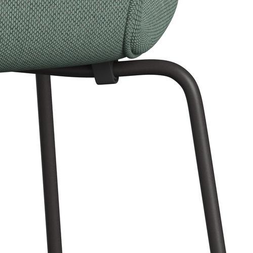 [product_category]-Fritz Hansen 3107 Chair Full Upholstery, Warm Graphite/Re Wool Aqua/Natural-Fritz Hansen-3107FU-REW858-WARGRA-FRI-7