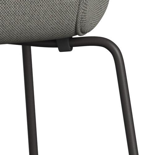 [product_category]-Fritz Hansen 3107 Chair Full Upholstery, Warm Graphite/Re Wool Grey White/Plain-Fritz Hansen-3107FU-REW128-WARGRA-FRI-7