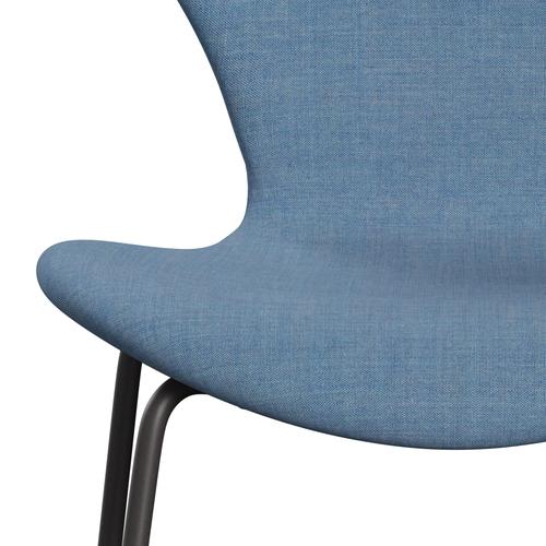 [product_category]-Fritz Hansen 3107 Chair Full Upholstery, Warm Graphite/Remix Blue (Rem816)-Fritz Hansen-3107FU-REM816-WARGRA-FRI-6