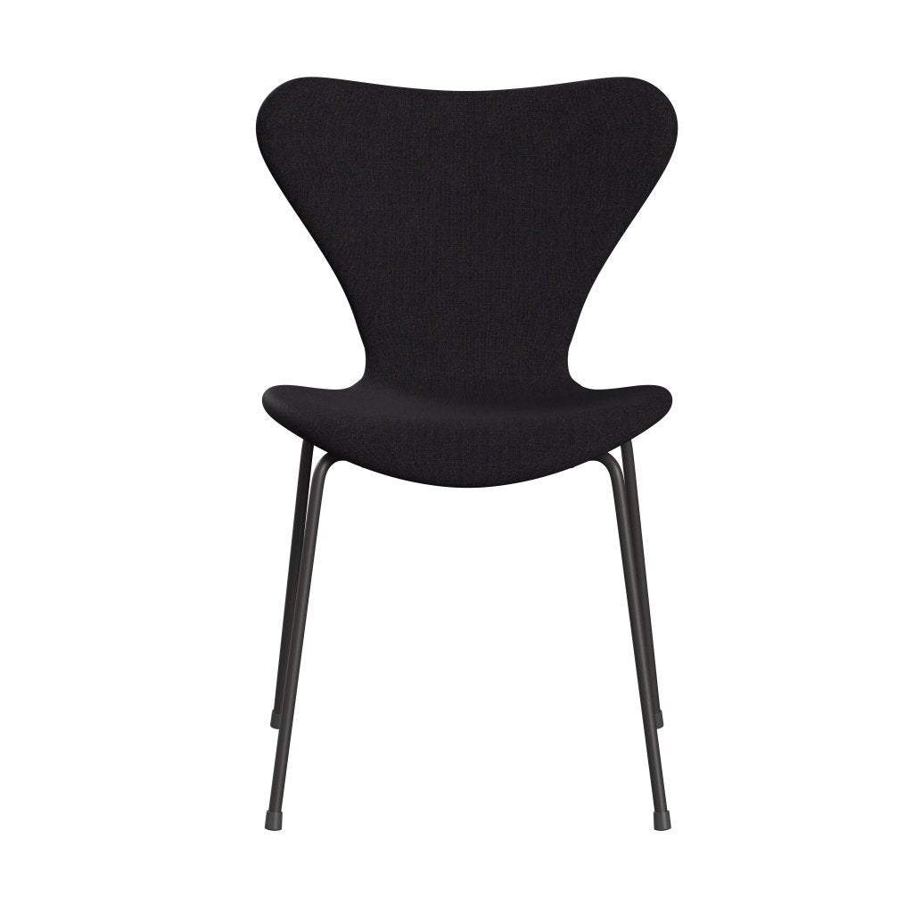 [product_category]-Fritz Hansen 3107 Chair Full Upholstery, Warm Graphite/Remix Dark Blue Aubergine-Fritz Hansen-3107FU-REM783-WARGRA-FRI-1