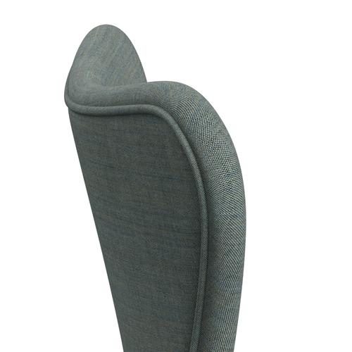 [product_category]-Fritz Hansen 3107 Chair Full Upholstery, Warm Graphite/Remix Green/Grey-Fritz Hansen-3107FU-REM906-WARGRA-FRI-5