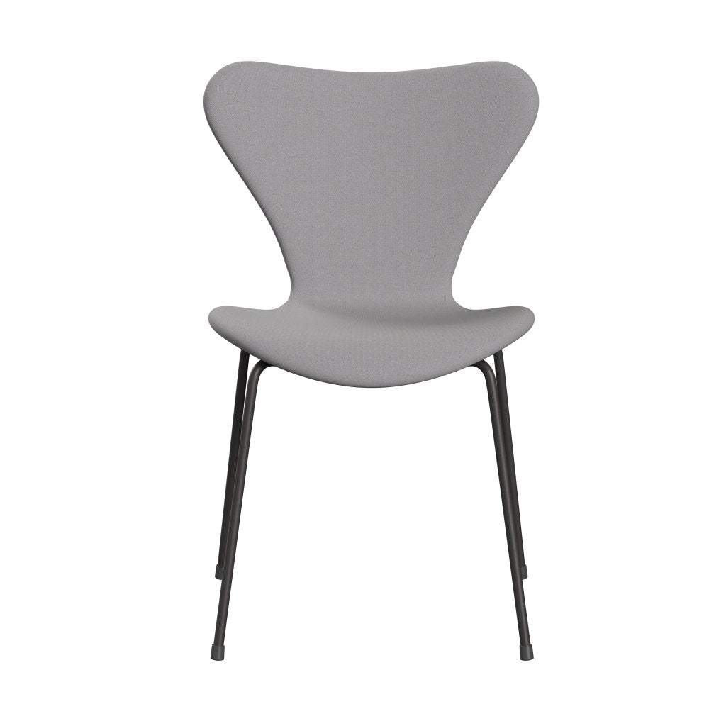 [product_category]-Fritz Hansen 3107 Chair Full Upholstery, Warm Graphite/Remix Grey/Green-Fritz Hansen-3107FU-REM606-WARGRA-FRI-1