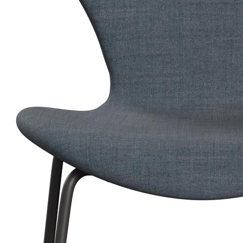 [product_category]-Fritz Hansen 3107 Chair Full Upholstery, Warm Graphite/Remix Petrol Blue Dark-Fritz Hansen-3107FU-REM716-WARGRA-FRI-6