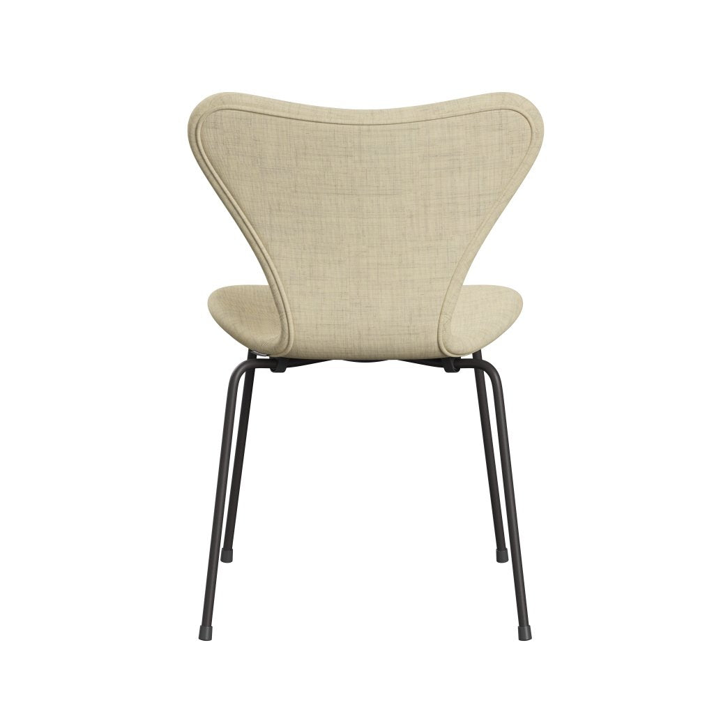[product_category]-Fritz Hansen 3107 Chair Full Upholstery, Warm Graphite/Remix Wool White-Fritz Hansen-3107FU-REM113-WARGRA-FRI-4