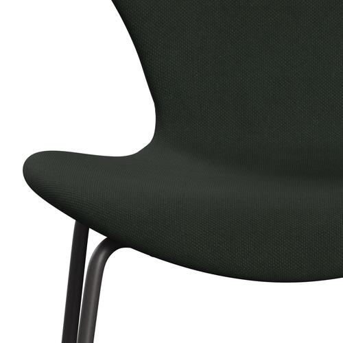 [product_category]-Fritz Hansen 3107 Chair Full Upholstery, Warm Graphite/Steelcut Dark Army Green-Fritz Hansen-3107FU-STI975-WARGRA-FRI-6