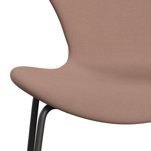 [product_category]-Fritz Hansen 3107 Chair Full Upholstery, Warm Graphite/Steelcut Light Beige/Light Red-Fritz Hansen-3107FU-STI605-WARGRA-FRI-6