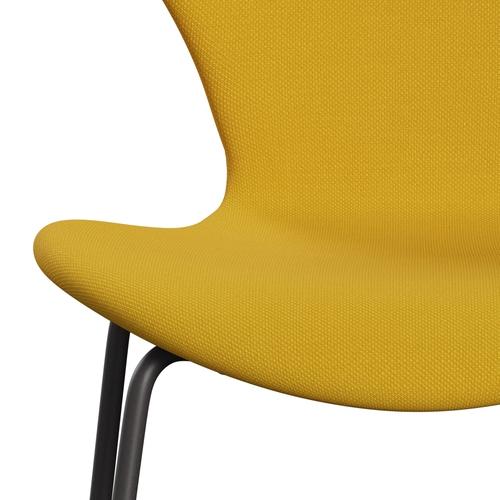 [product_category]-Fritz Hansen 3107 Chair Full Upholstery, Warm Graphite/Steelcut Yellow-Fritz Hansen-3107FU-STI445-WARGRA-FRI-6