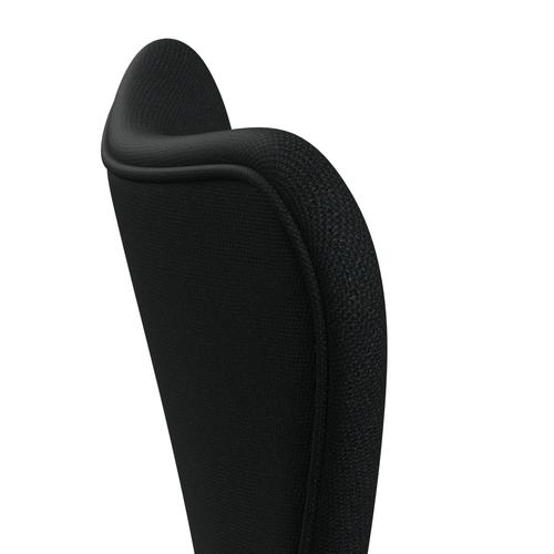 [product_category]-Fritz Hansen 3107 Chair Full Upholstery, Warm Graphite/Sunniva 2 Black (Sv193)-Fritz Hansen-3107FU-SV193-WARGRA-FRI-5