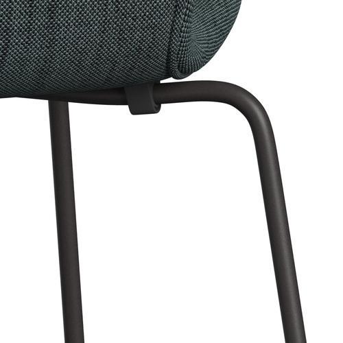 [product_category]-Fritz Hansen 3107 Chair Full Upholstery, Warm Graphite/Sunniva 2 Black/Light Blue-Fritz Hansen-3107FU-SV763-WARGRA-FRI-7