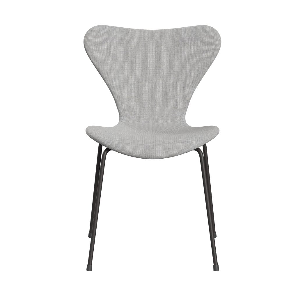 [product_category]-Fritz Hansen 3107 Chair Full Upholstery, Warm Graphite/Sunniva 2 Natural/Light Grey-Fritz Hansen-3107FU-SV713-WARGRA-FRI-1