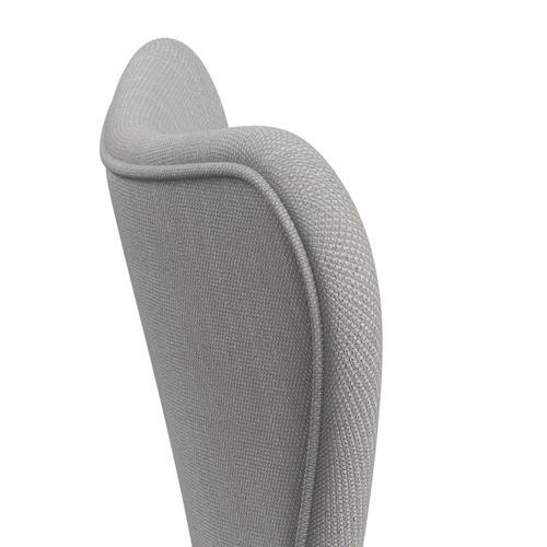 [product_category]-Fritz Hansen 3107 Chair Full Upholstery, Warm Graphite/Sunniva 2 Natural/Light Grey-Fritz Hansen-3107FU-SV713-WARGRA-FRI-5