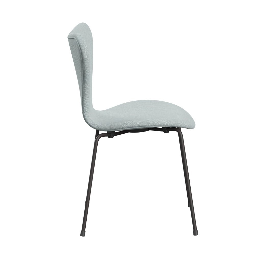 [product_category]-Fritz Hansen 3107 Chair Full Upholstery, Warm Graphite/Sunniva 2 White/Light Blue-Fritz Hansen-3107FU-SV723-WARGRA-FRI-3