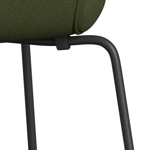 [product_category]-Fritz Hansen 3107 Chair Full Upholstery, Warm Graphite/Tonus Military Green-Fritz Hansen-3107FU-TON131-WARGRA-FRI-7