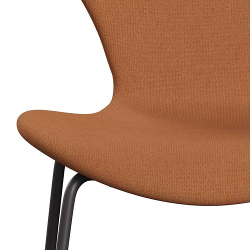 [product_category]-Fritz Hansen 3107 Chair Full Upholstery, Warm Graphite/Tonus Soft Orange-Fritz Hansen-3107FU-TON464-WARGRA-FRI-6