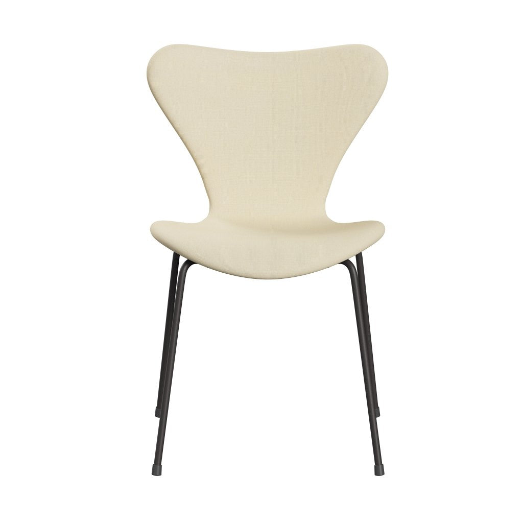 [product_category]-Fritz Hansen 3107 Chair Full Upholstery, Warm Graphite/Tonus Wool White-Fritz Hansen-3107FU-TON100-WARGRA-FRI-1