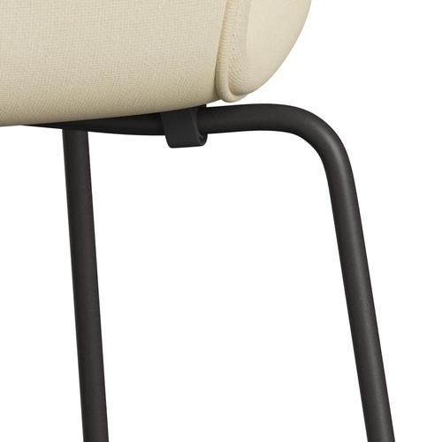 [product_category]-Fritz Hansen 3107 Chair Full Upholstery, Warm Graphite/Tonus Wool White-Fritz Hansen-3107FU-TON100-WARGRA-FRI-7