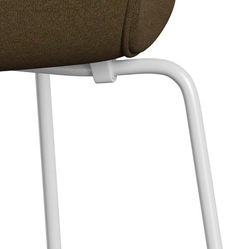 [product_category]-Fritz Hansen 3107 Chair Full Upholstery, White/Canvas Autumn Beige-Fritz Hansen-3107FU-CA0964-DRWH-FRI-7