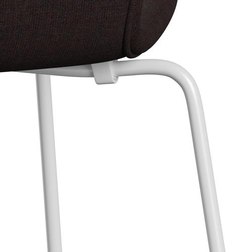 [product_category]-Fritz Hansen 3107 Chair Full Upholstery, White/Canvas Black Stone-Fritz Hansen-3107FU-CA0364-DRWH-FRI-7