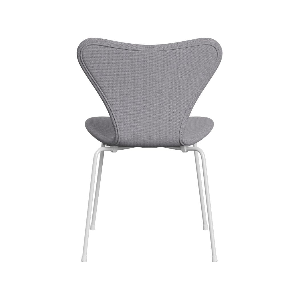 [product_category]-Fritz Hansen 3107 Chair Full Upholstery, White/Capture Light Grey-Fritz Hansen-3107FU-CP4102-DRWH-FRI-4