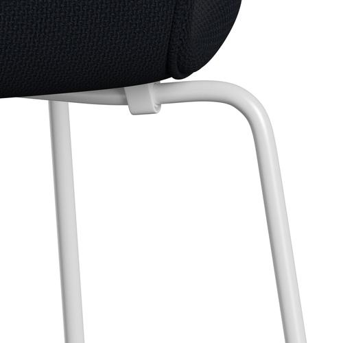 [product_category]-Fritz Hansen 3107 Chair Full Upholstery, White/Diablo Dark Blue-Fritz Hansen-3107FU-DIA800-DRWH-FRI-7