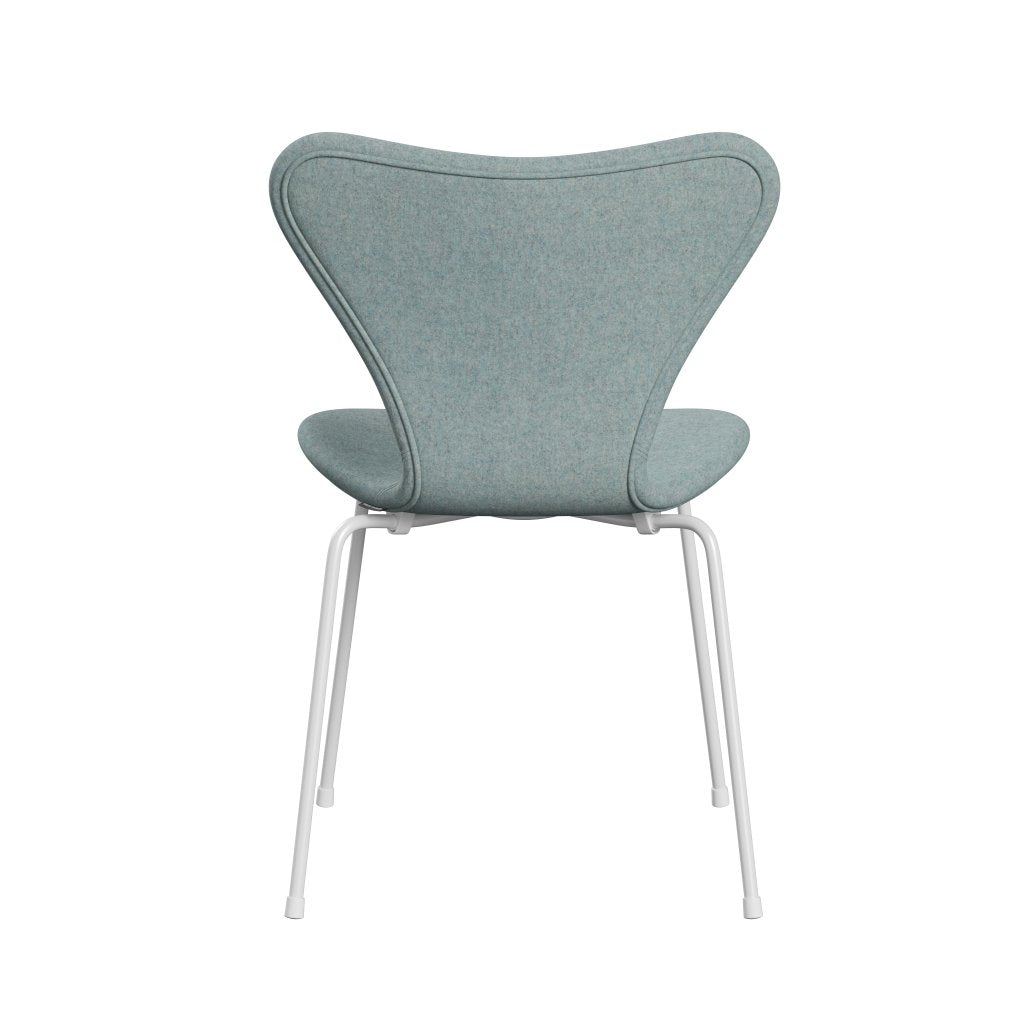 [product_category]-Fritz Hansen 3107 Chair Full Upholstery, White/Divina Md Mint-Fritz Hansen-3107FU-DMD813-DRWH-FRI-4