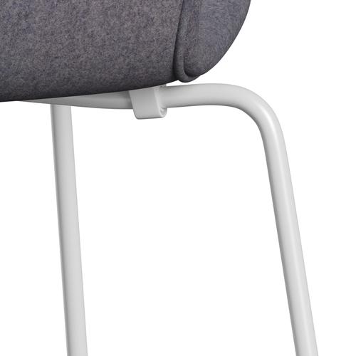 [product_category]-Fritz Hansen 3107 Chair Full Upholstery, White/Divina Md Soft Blue Grey-Fritz Hansen-3107FU-DMD733-DRWH-FRI-7