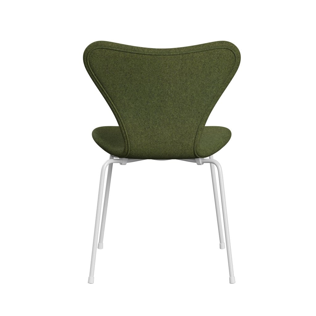 [product_category]-Fritz Hansen 3107 Chair Full Upholstery, White/Divina Md Winter Green-Fritz Hansen-3107FU-DMD943-DRWH-FRI-4