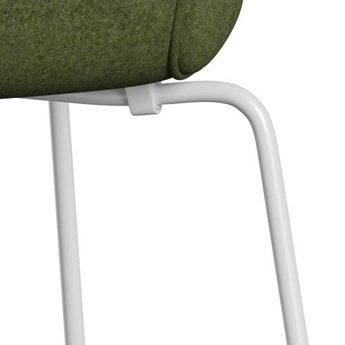 [product_category]-Fritz Hansen 3107 Chair Full Upholstery, White/Divina Md Winter Green-Fritz Hansen-3107FU-DMD943-DRWH-FRI-7
