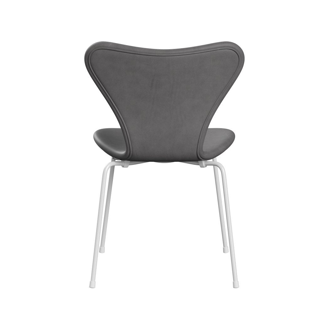 [product_category]-Fritz Hansen 3107 Chair Full Upholstery, White/Embrace Concrete-Fritz Hansen-3107FU-SECONC-DRWH-FRI-4