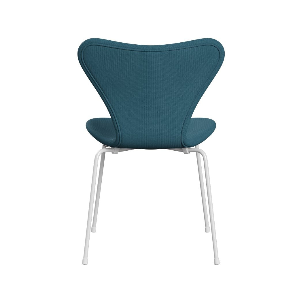 [product_category]-Fritz Hansen 3107 Chair Full Upholstery, White/Fame Blue Green-Fritz Hansen-3107FU-F67069-DRWH-FRI-4