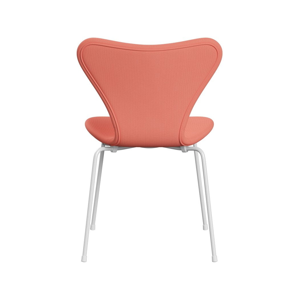 [product_category]-Fritz Hansen 3107 Chair Full Upholstery, White/Fame Pink Light-Fritz Hansen-3107FU-F64165-DRWH-FRI-4