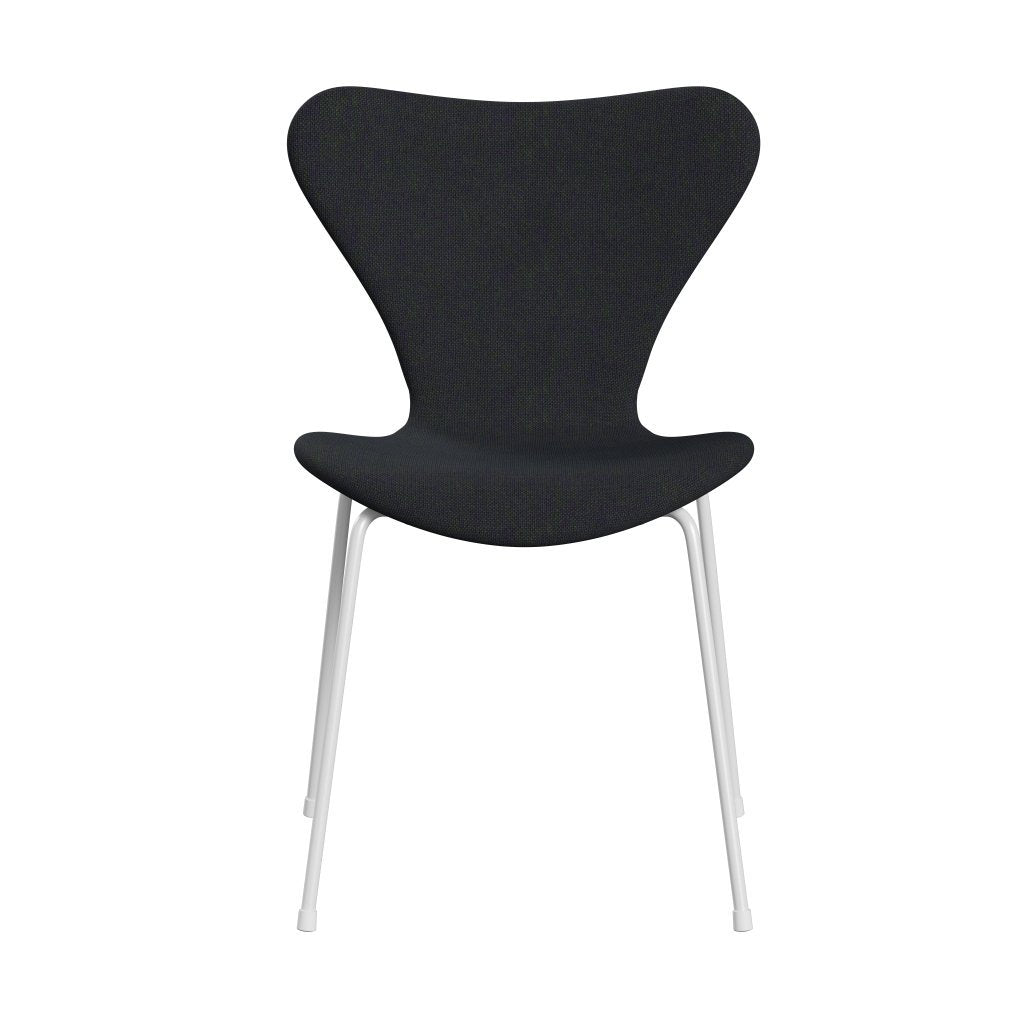 [product_category]-Fritz Hansen 3107 Chair Full Upholstery, White/Hallingdal Violet/Green-Fritz Hansen-3107FU-HAL968-DRWH-FRI-1