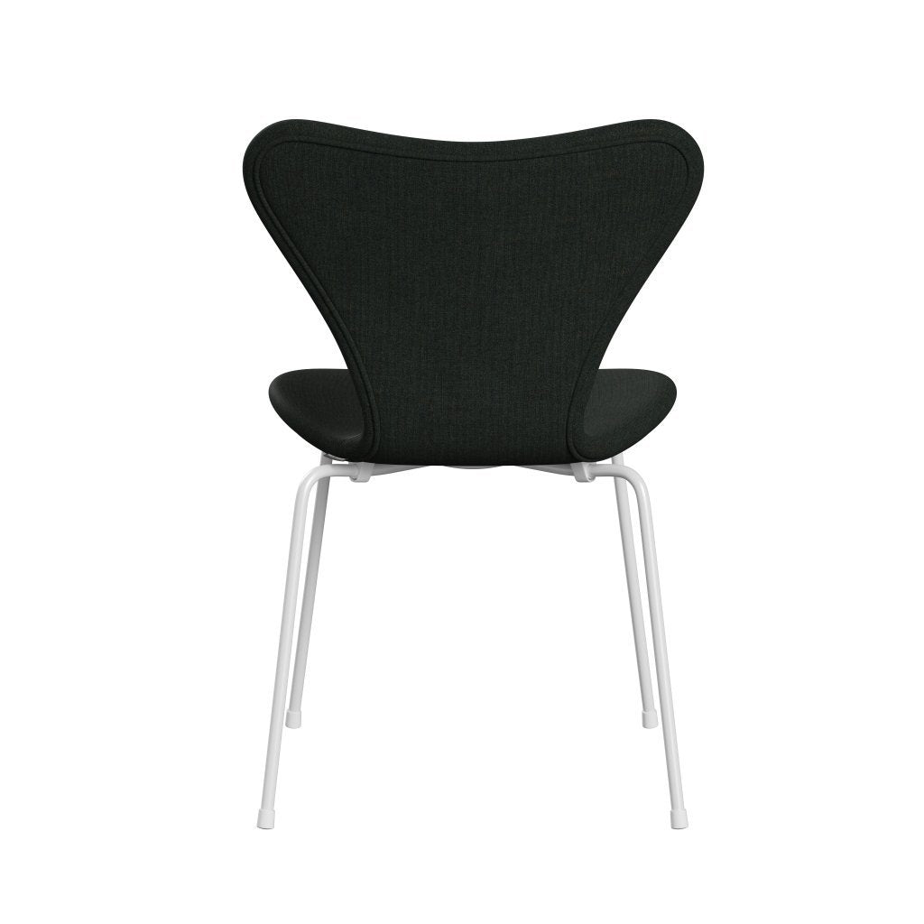 [product_category]-Fritz Hansen 3107 Chair Full Upholstery, White/Remix Black (Rem973)-Fritz Hansen-3107FU-REM973-DRWH-FRI-4