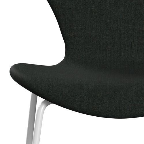 [product_category]-Fritz Hansen 3107 Chair Full Upholstery, White/Remix Black (Rem973)-Fritz Hansen-3107FU-REM973-DRWH-FRI-6