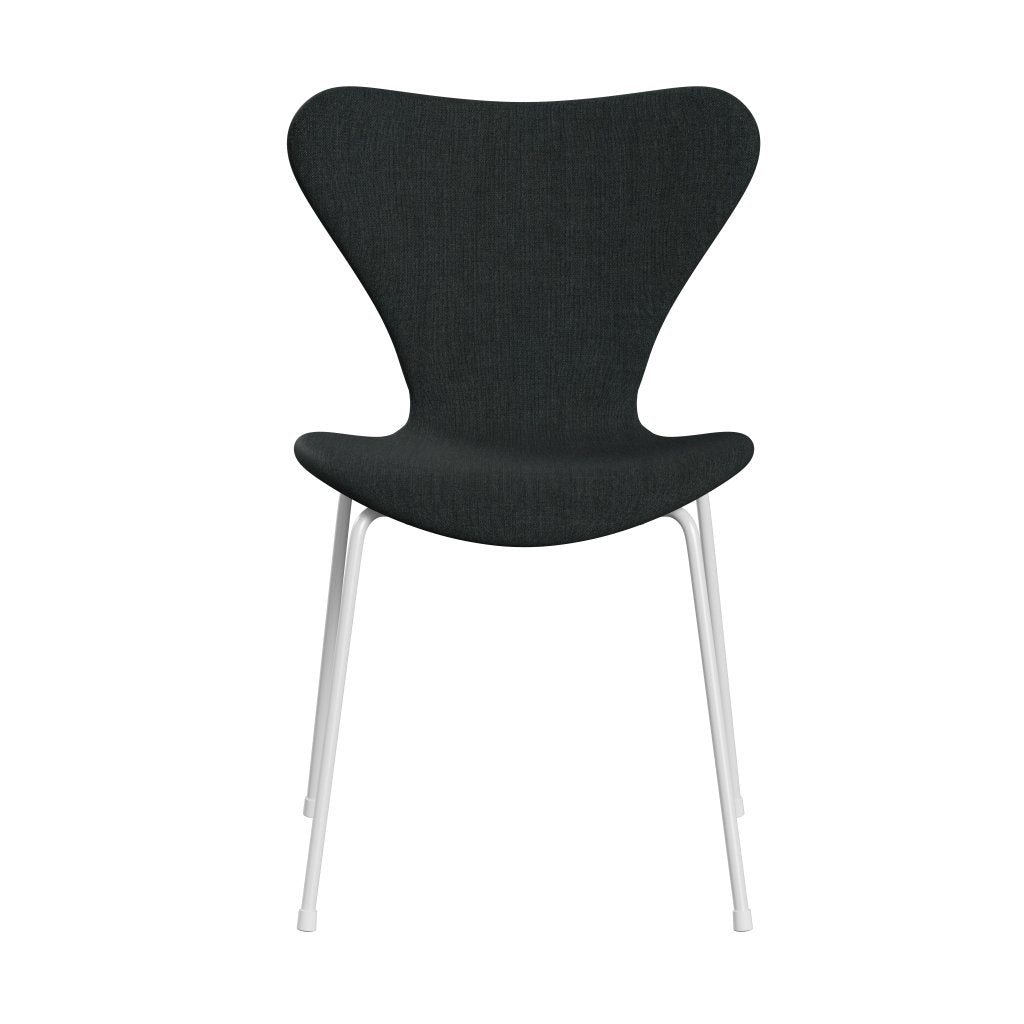 [product_category]-Fritz Hansen 3107 Chair Full Upholstery, White/Remix Dark Blue Grey-Fritz Hansen-3107FU-REM173-DRWH-FRI-1