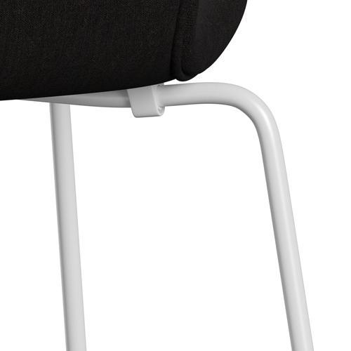 [product_category]-Fritz Hansen 3107 Chair Full Upholstery, White/Remix Dark Brown (Rem393)-Fritz Hansen-3107FU-REM393-DRWH-FRI-7