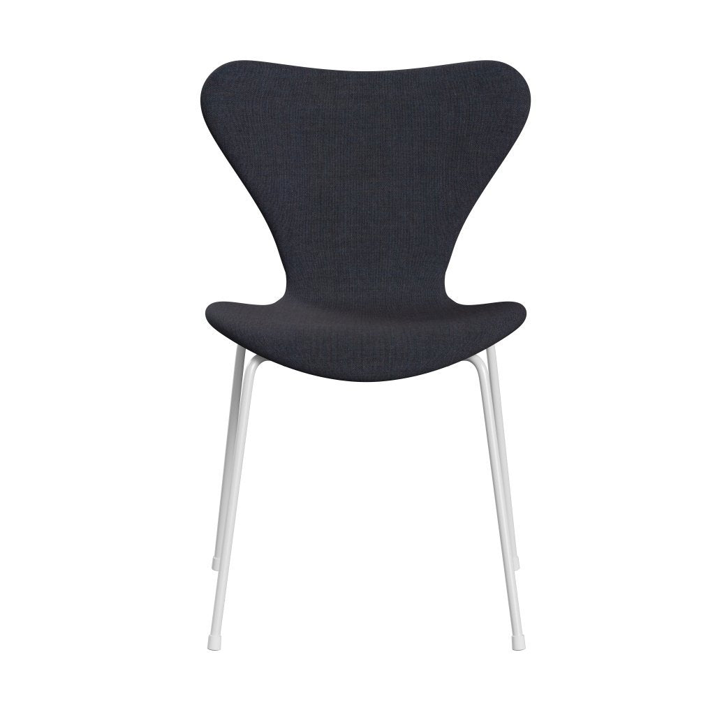 [product_category]-Fritz Hansen 3107 Chair Full Upholstery, White/Remix Jeans Blue-Fritz Hansen-3107FU-REM753-DRWH-FRI-1