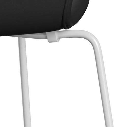 [product_category]-Fritz Hansen 3107 Chair Full Upholstery, White/Soft Black-Fritz Hansen-3107FU-SOBLA-DRWH-FRI-7