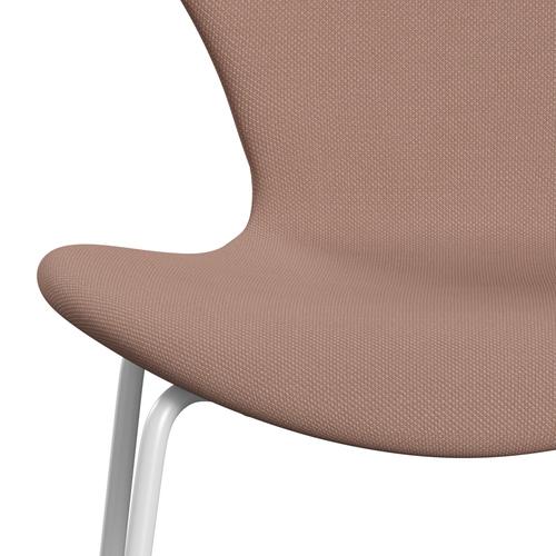 [product_category]-Fritz Hansen 3107 Chair Full Upholstery, White/Steelcut Light Beige/Light Red-Fritz Hansen-3107FU-STI605-DRWH-FRI-6