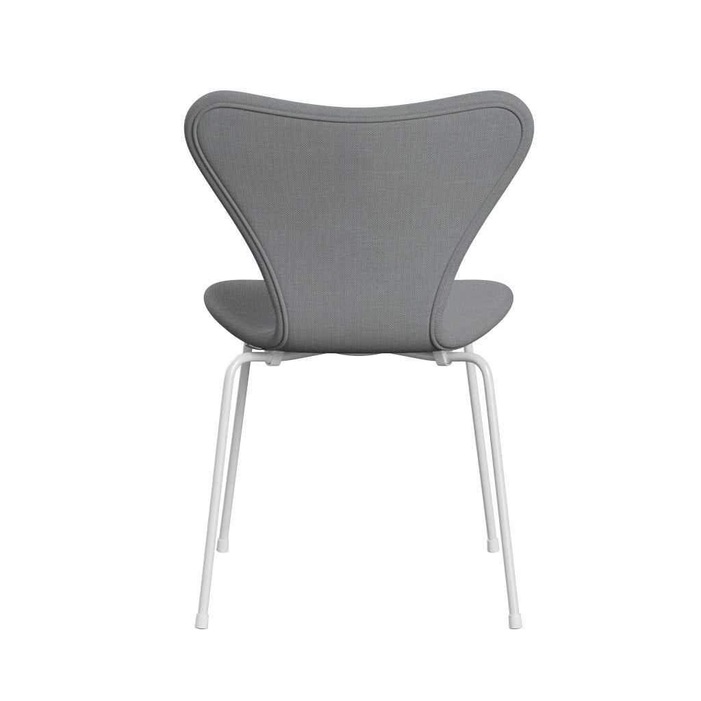 [product_category]-Fritz Hansen 3107 Chair Full Upholstery, White/Steelcut Light Grey-Fritz Hansen-3107FU-STI140-DRWH-FRI-4