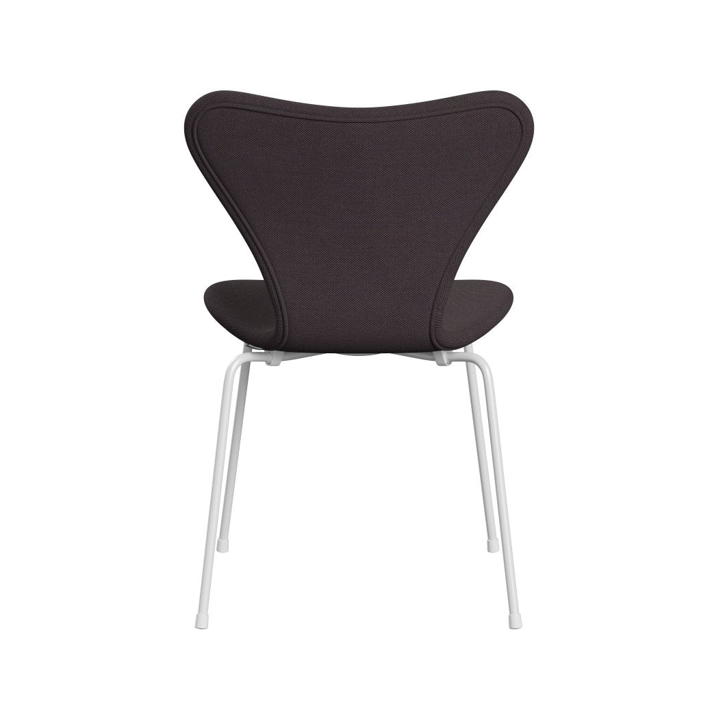 [product_category]-Fritz Hansen 3107 Chair Full Upholstery, White/Steelcut Trio Brown-Fritz Hansen-3107FU-STR283-DRWH-FRI-4