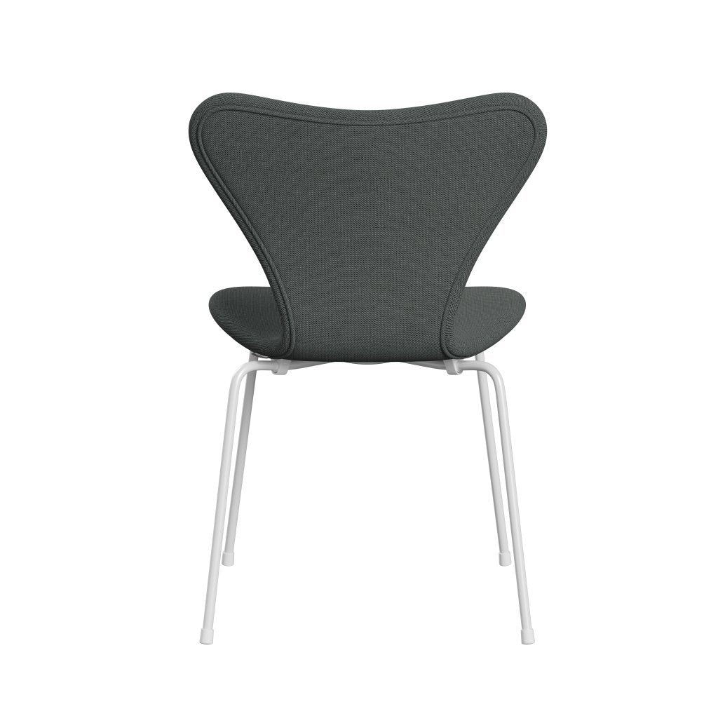 [product_category]-Fritz Hansen 3107 Chair Full Upholstery, White/Steelcut Trio Coal-Fritz Hansen-3107FU-STR153-DRWH-FRI-4